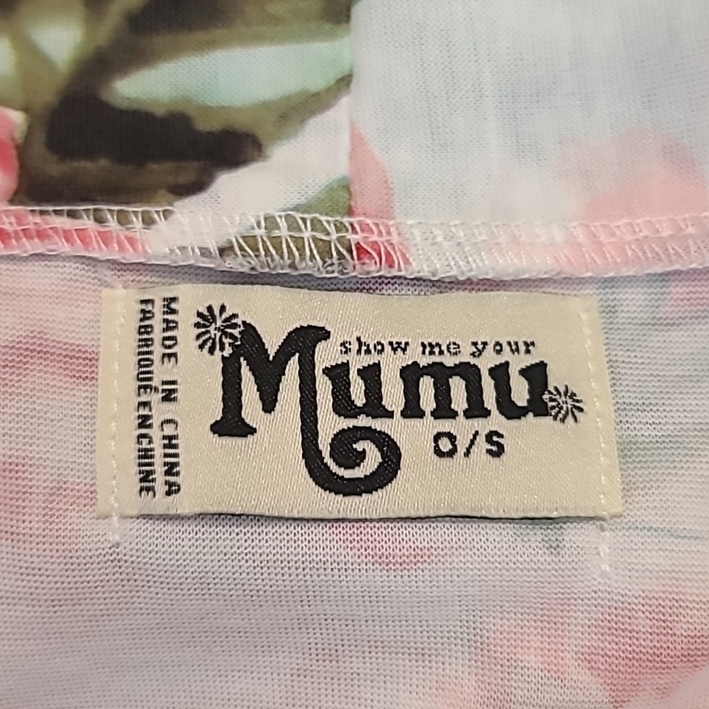 Mumu floral poly knit tie waist robe - Picture 5 of 8